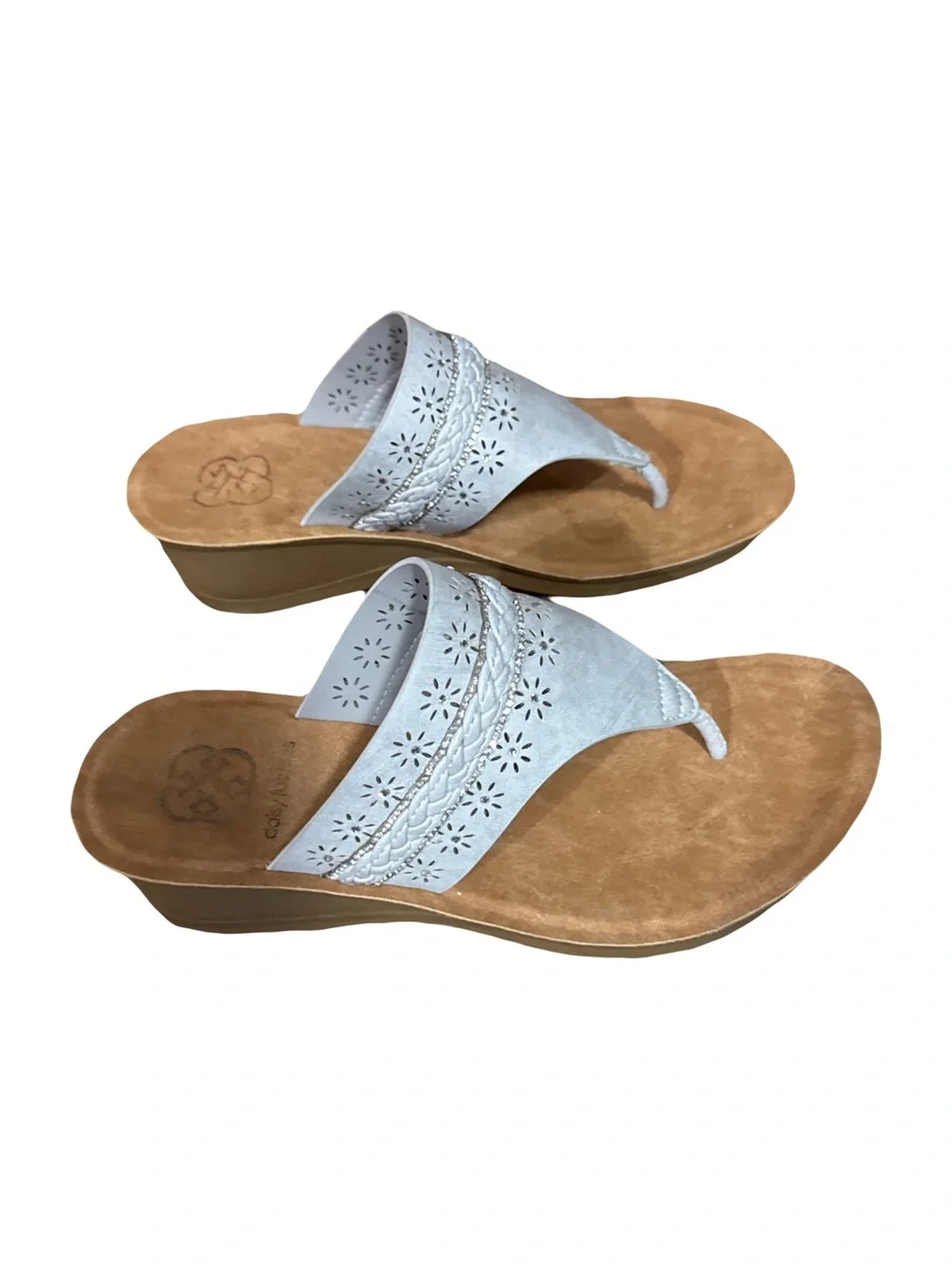 Daisy Fuentes light blue sandals 7W